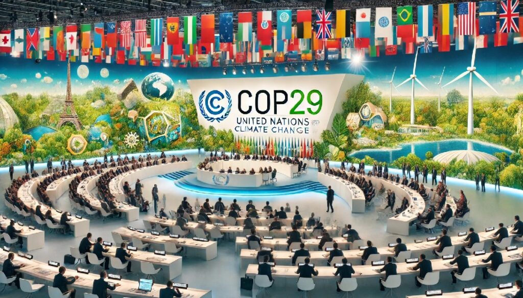 “É preciso fazer uma reforma no sistema financeiro global”, diz Simon Stiell, secretário executivo da ONU, na abertura da COP29