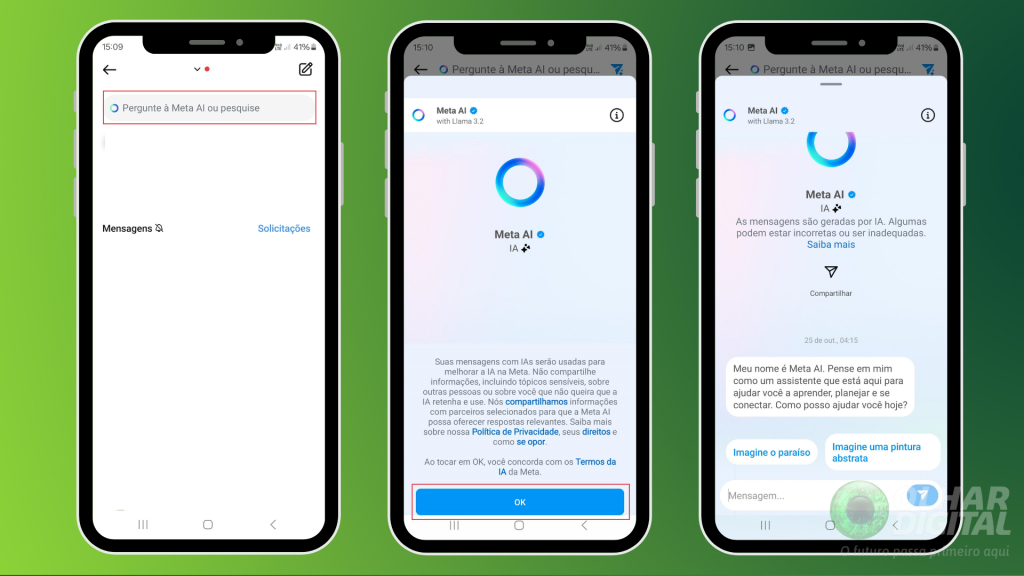 Passo a passo para ativar a Meta AI no Instagram