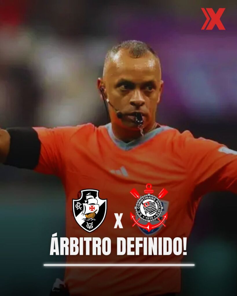Wilton Pereira Sampaio apita partida no Maracanã, no domingo (21), às 18h (de Brasília)